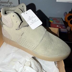 Adidas Stylish Suede High-Top Sneakers Tubular Invader Strap